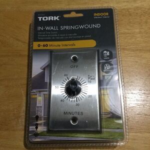 Tork Rff60m Spring-Wound Timer,Range 0‎ To 60 Minutes